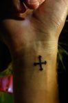 Coptic Cross on Wrist