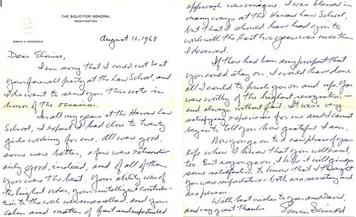 Griswold Letter to ERF