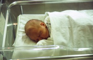 Scott in Hospital Nursery 2, 22 Aug 1968