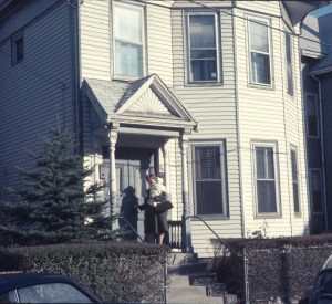 1968 Oct, Scott and Elouise at 36 Myrtle Ave Cambridge MA