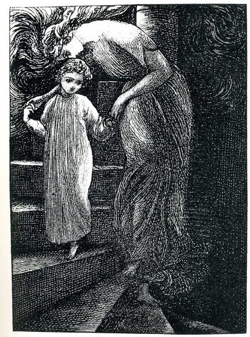 At the Back of the North Wind stairs