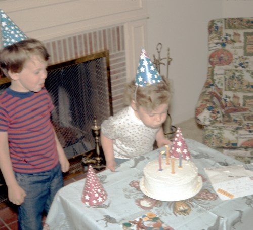 1974 May Sherry's 4th Birthday in Altadena