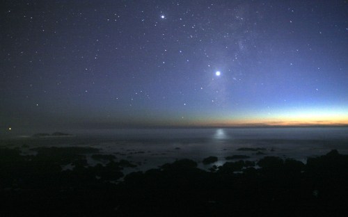 Night Sky and Pacific